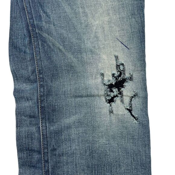 New Diesel Women US 27 Denim Blue Jeans Faded Washed Straight Leg Regular Waist - Picture 9 of 14